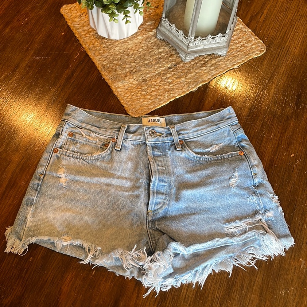 Agolde Parker Shorts Sz 27 Swampmeet